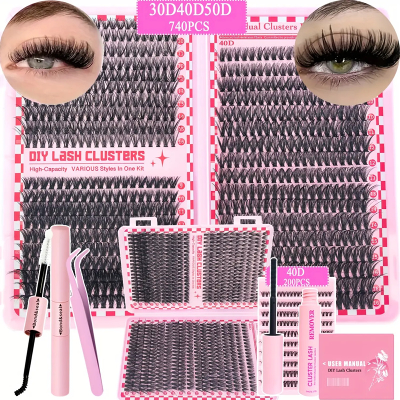 Lash Extension Tweezers - Kit d'extension de cils 2 en