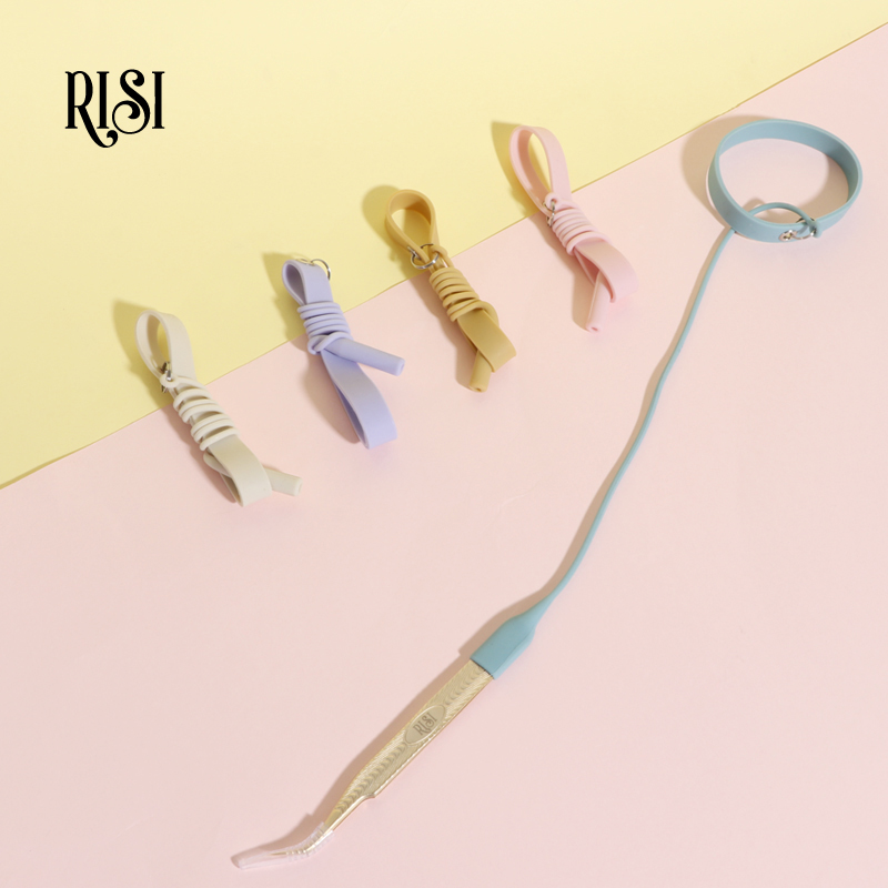 Lash Extension Tweezers - RISI-Pince à épiler en silicone pour