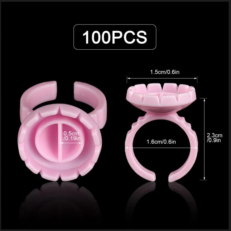 100 pièces de coupelles jetabl - Eyelash Extension Repair avis et prix