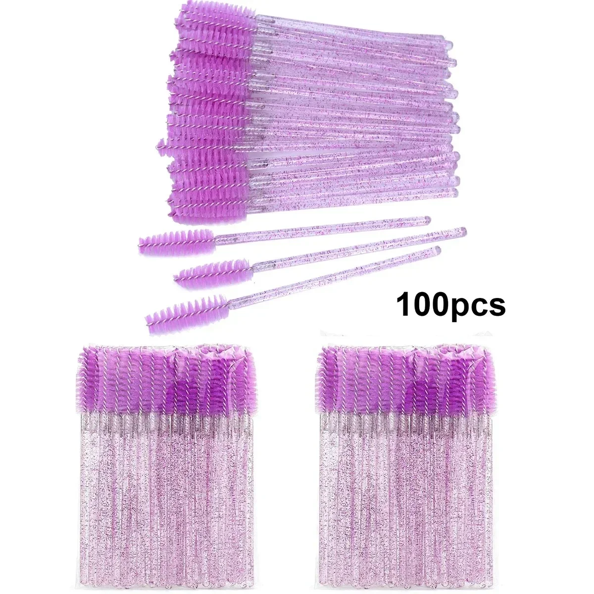Brosses à cils jetables, 100 p - Eyelash Extension For Beginners avis et prix