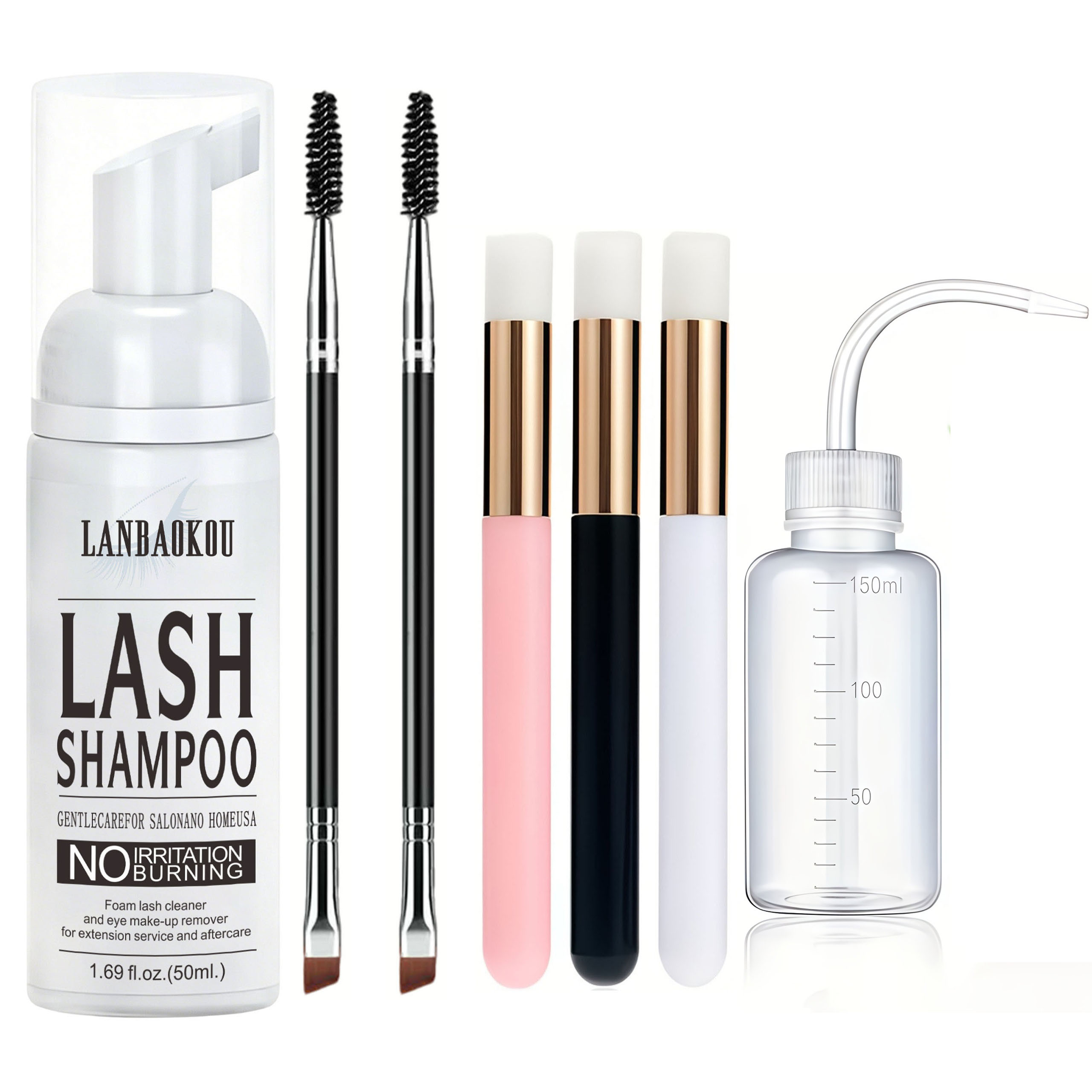 Shampoo pour cils 50ML + Bross - Eyelash Extension Wash avis et prix
