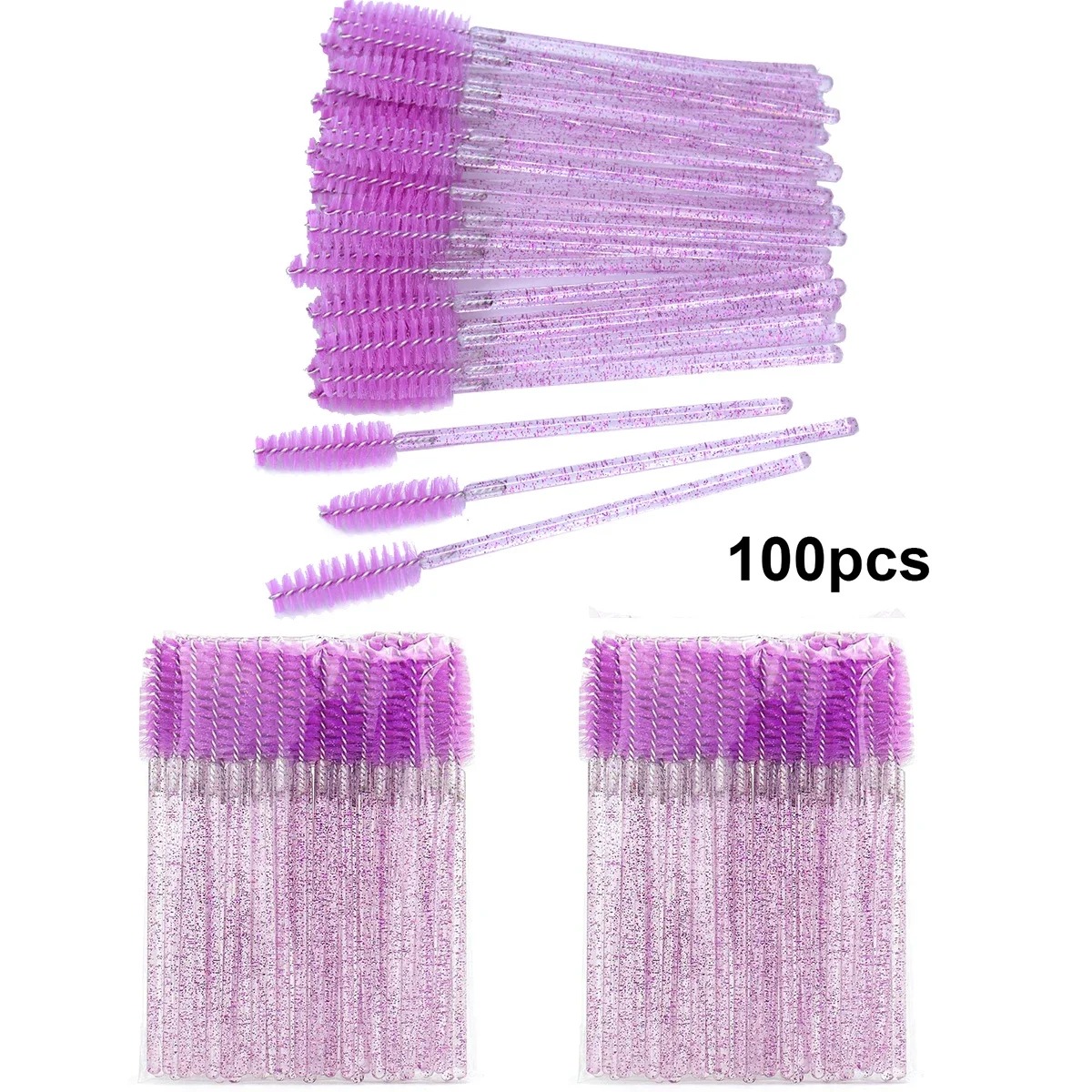Brosses à cils jetables, 100 p - Eyelash Extension For Beginners avis et prix