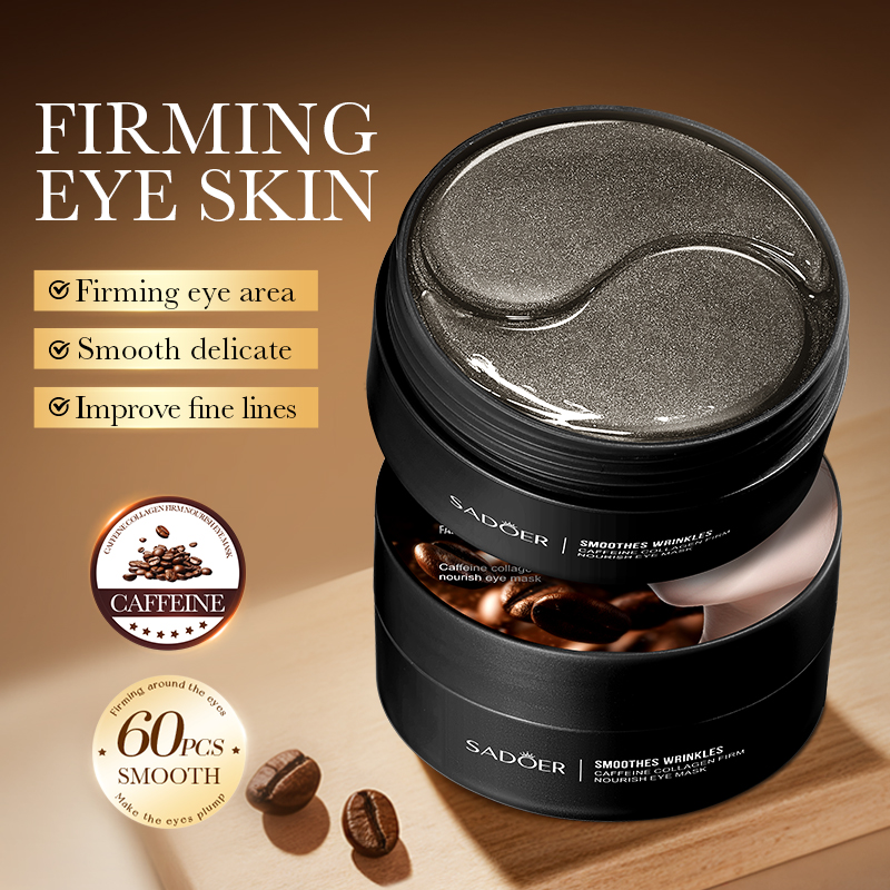 60 pièces SADOER caféine crist - Eye Pad Collagen avis et prix