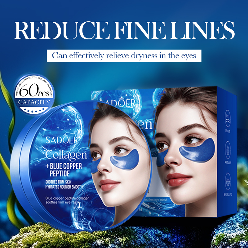 60 pièces SADOER caféine crist - Eye Pad Collagen avis et prix