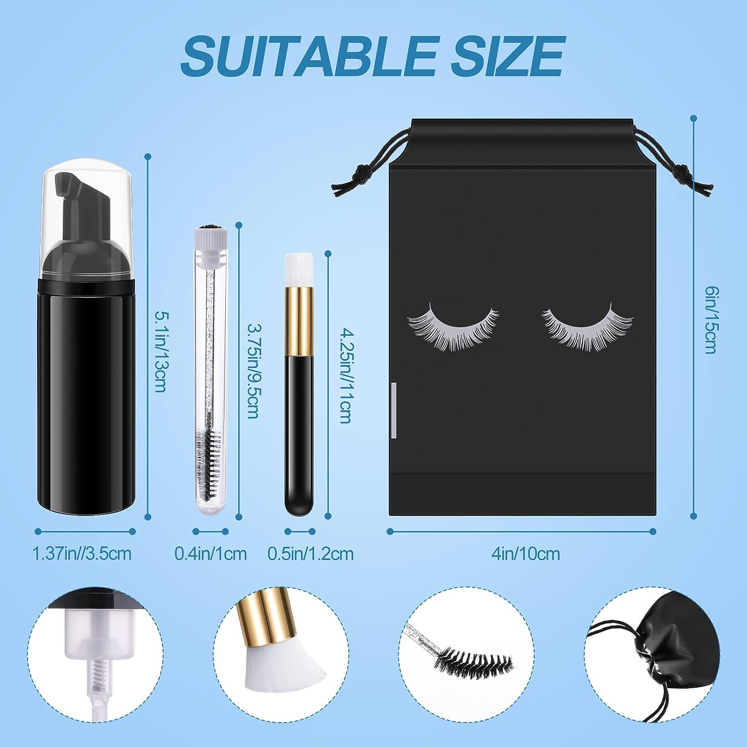 Ensemble de livres pour cils,  - Eyelash Extension Wash avis et prix