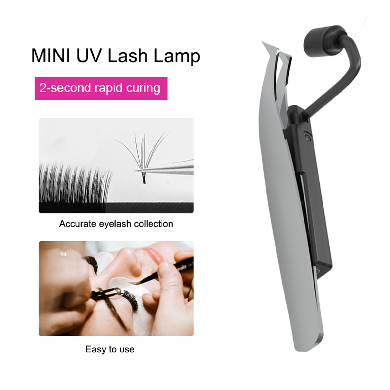 Lampe LED pour cils 1W 395nm,  - Eyelash Extension Repair avis et prix