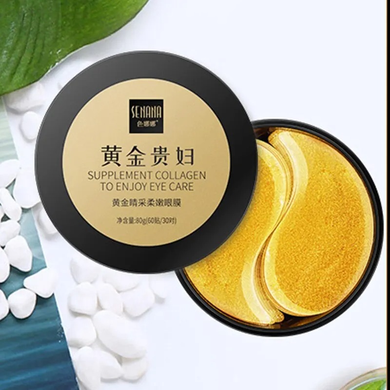 Masque hydratant doré pour les - Eye Pad Collagen avis et prix
